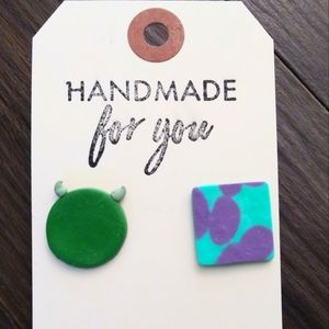 Monsters Inc. Inspired Earrings